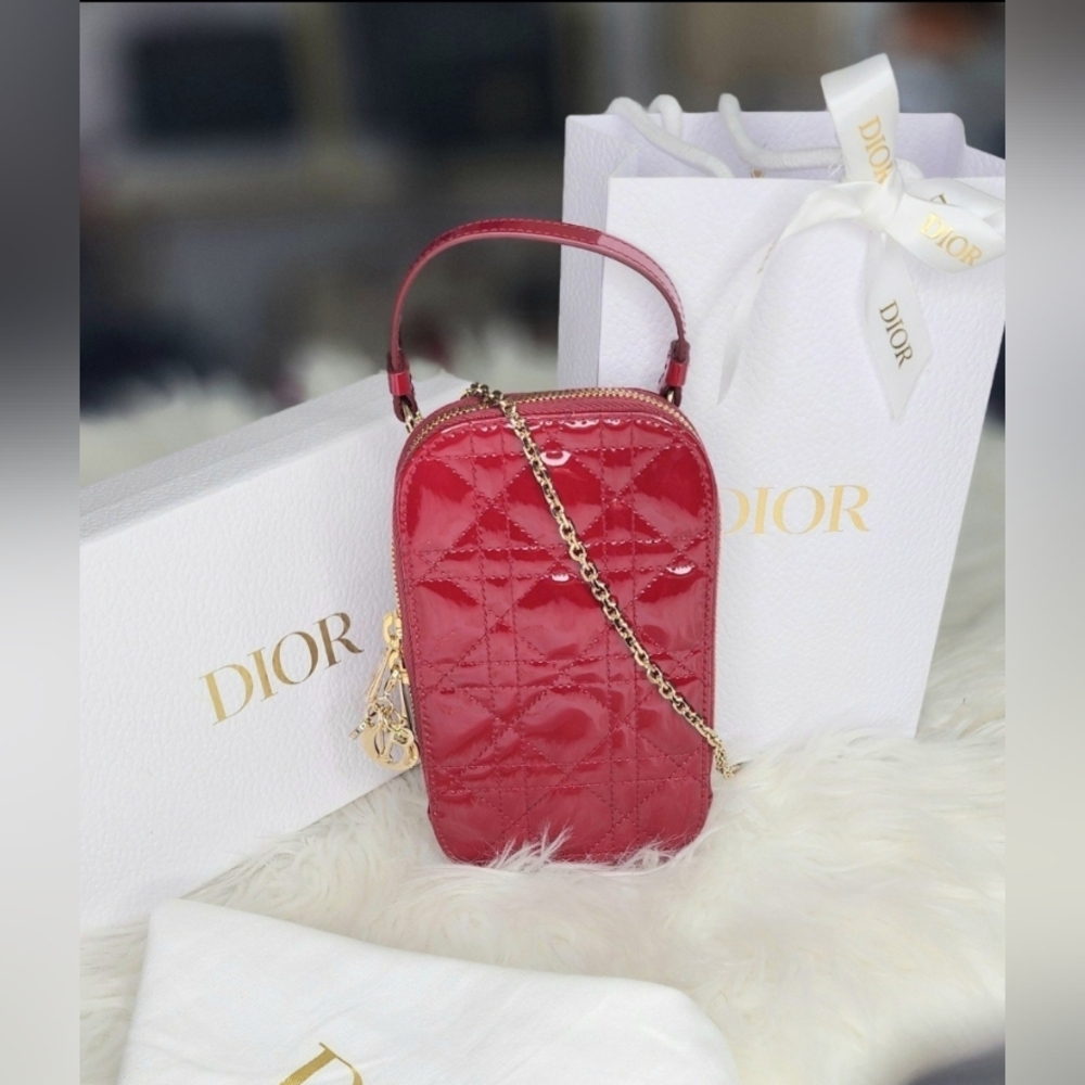 NEW! Lady Dior Call'in Dior Phone Holder